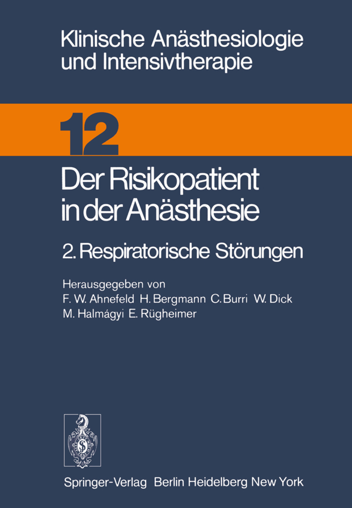 Der Risikopatient in der Anästhesie