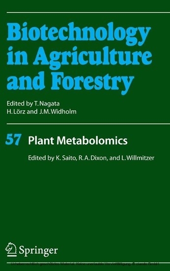 Plant Metabolomics