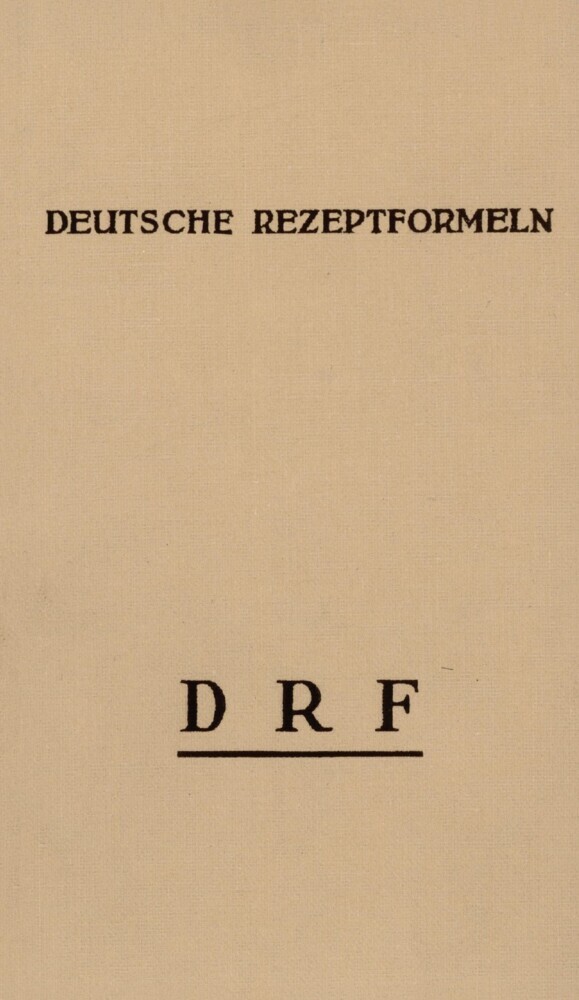 Deutsche Rezeptformeln, DRF.