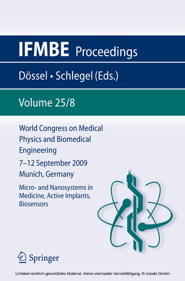 World Congress on Medical Physics and Biomedical Engineering September 7 - 12, 2009 Munich, Germany