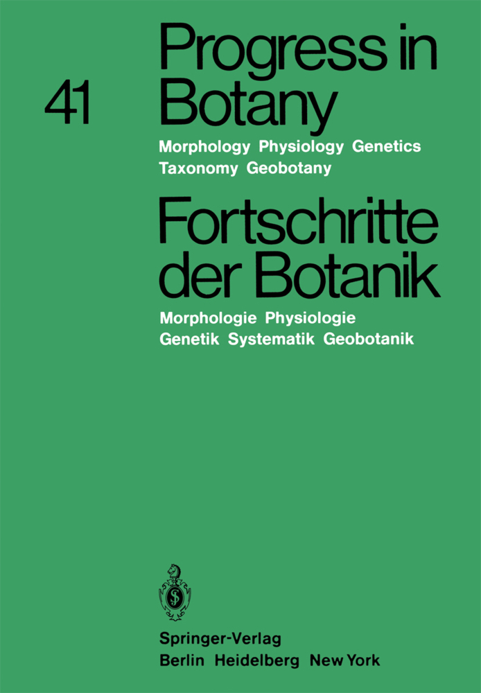 Progress in Botany / Fortschritte der Botanik