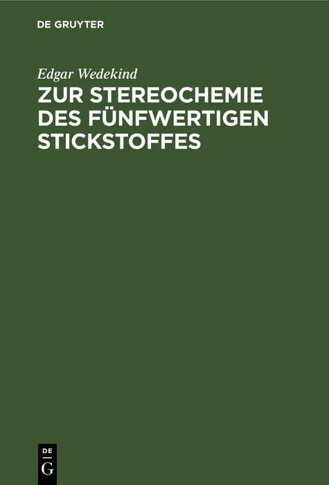 Zur Stereochemie des fünfwertigen Stickstoffes