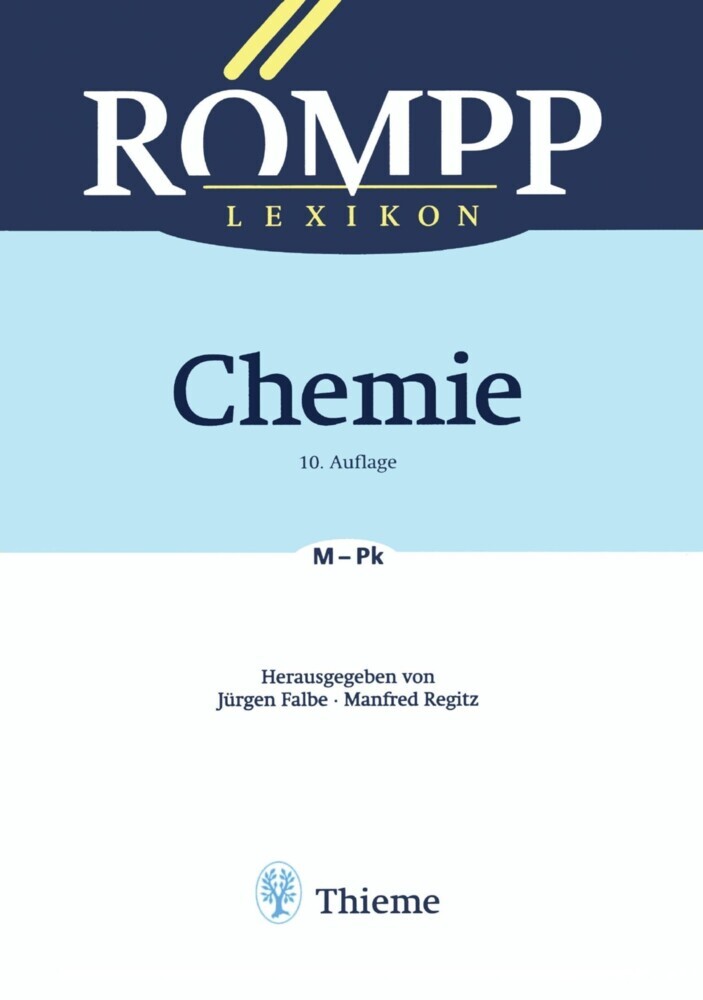 RÖMPP Lexikon Chemie, 10. Auflage, 1996-1999