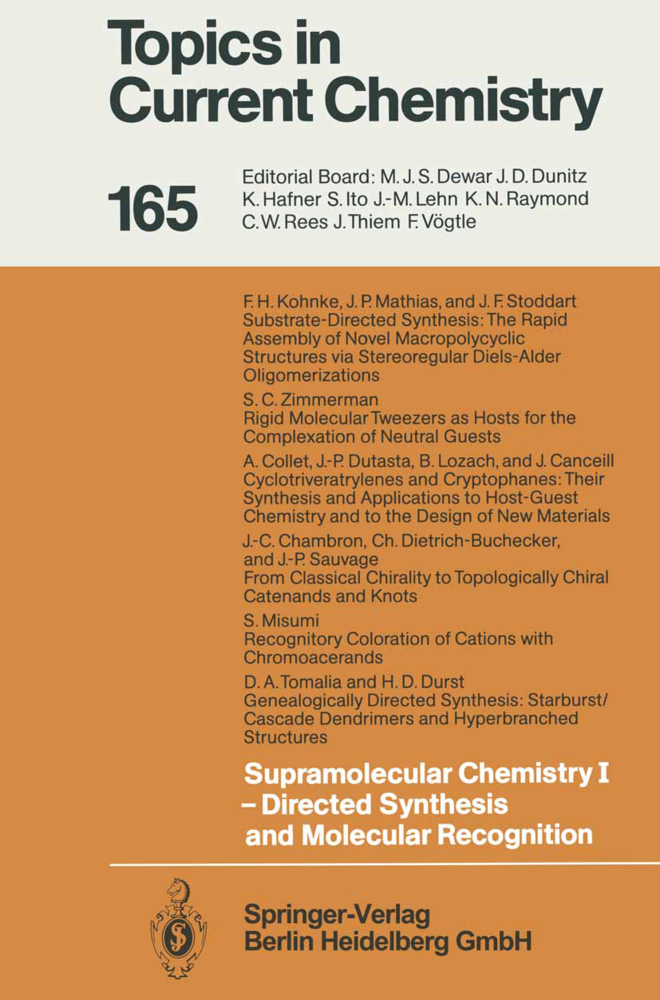 Supramolecular Chemistry I Directed Synthesis and Molecular Recognition