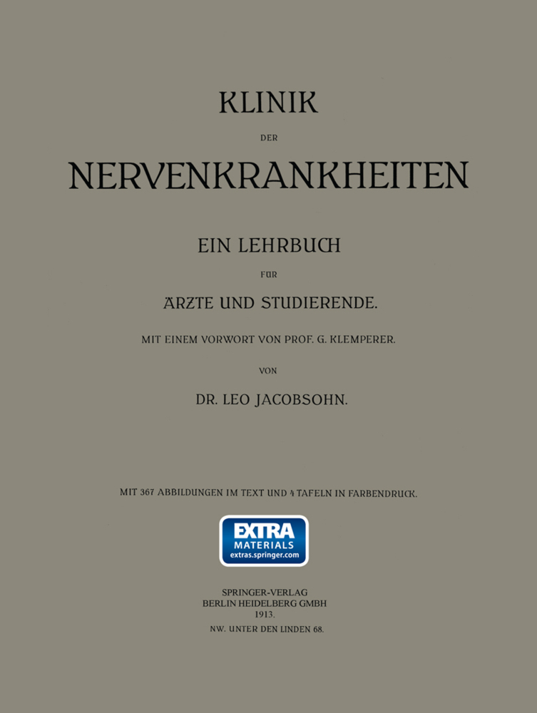 Klinik der Nervenkrankheiten