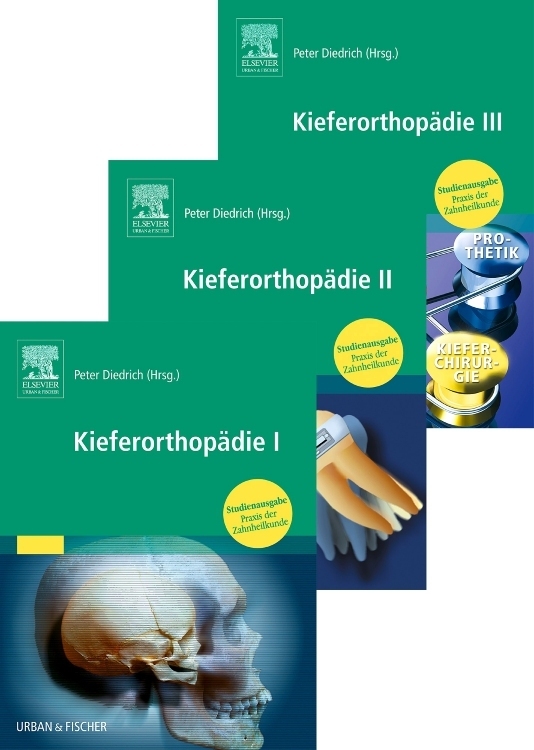 Kieferorthopädie, Studienausgabe, 3 Bde.