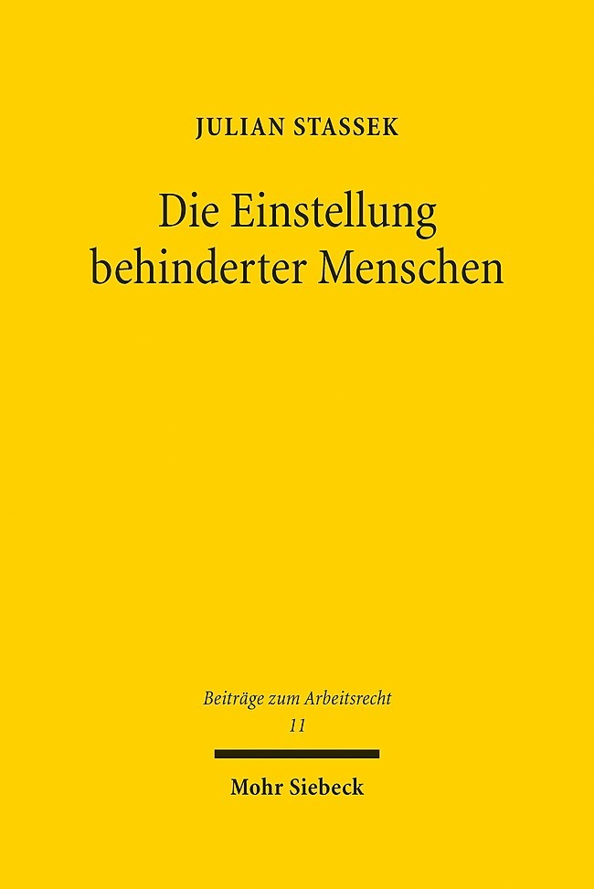 Die Einstellung behinderter Menschen
