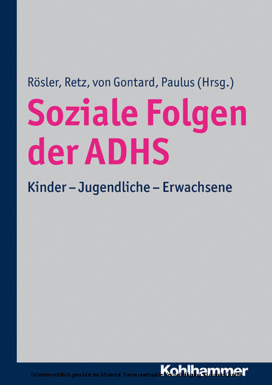 Soziale Folgen der ADHS