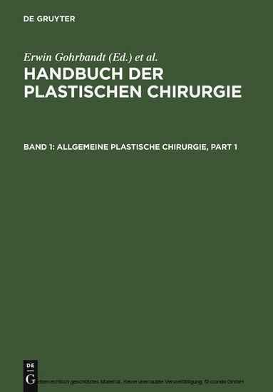 Allgemeine plastische Chirurgie