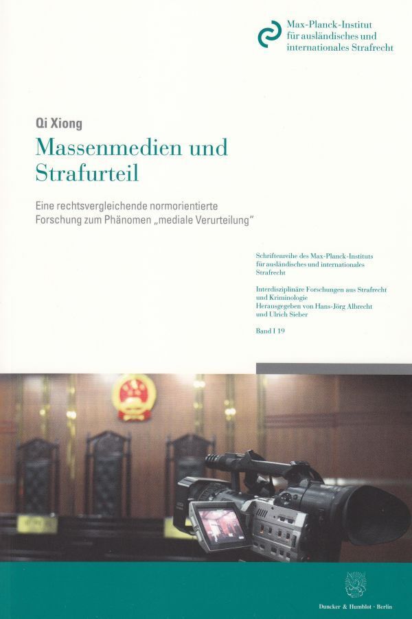Massenmedien und Strafurteil.