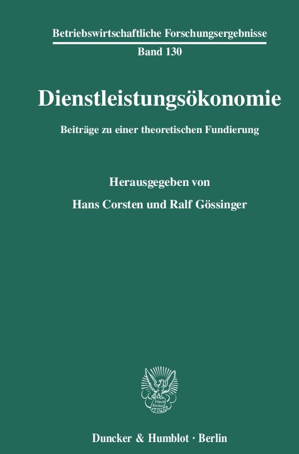 Dienstleistungsökonomie.