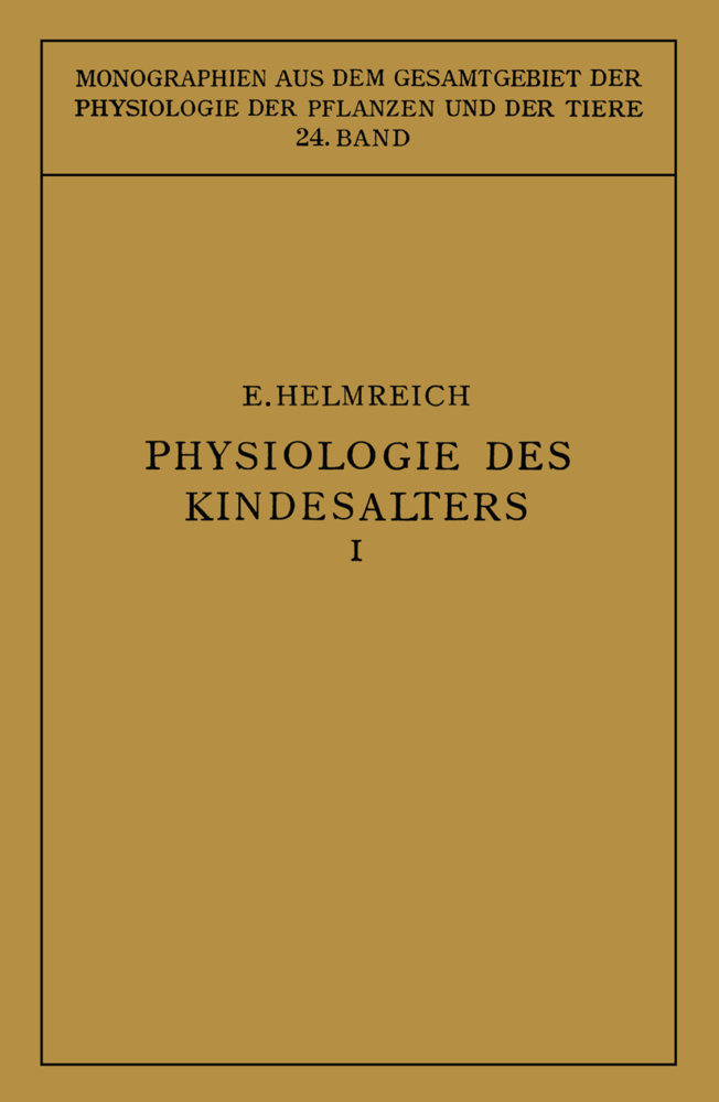 Physiologie des Kindesalters