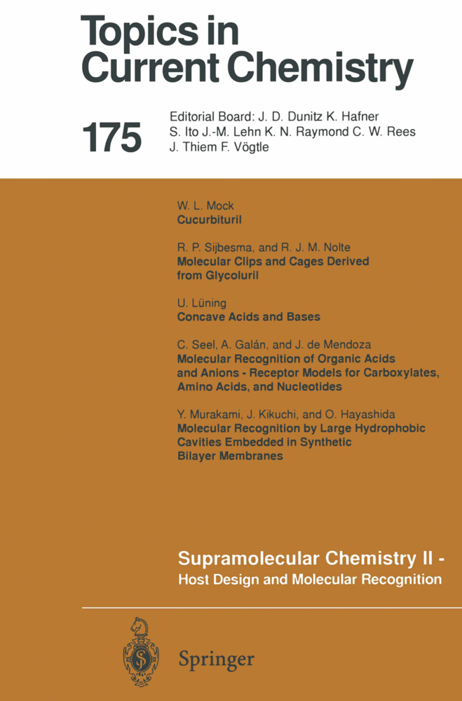 Supramolecular Chemistry II Host Design and Molecular Recognition
