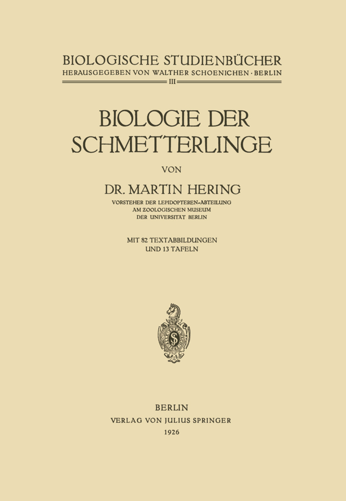 Biologie der Schmetterlinge