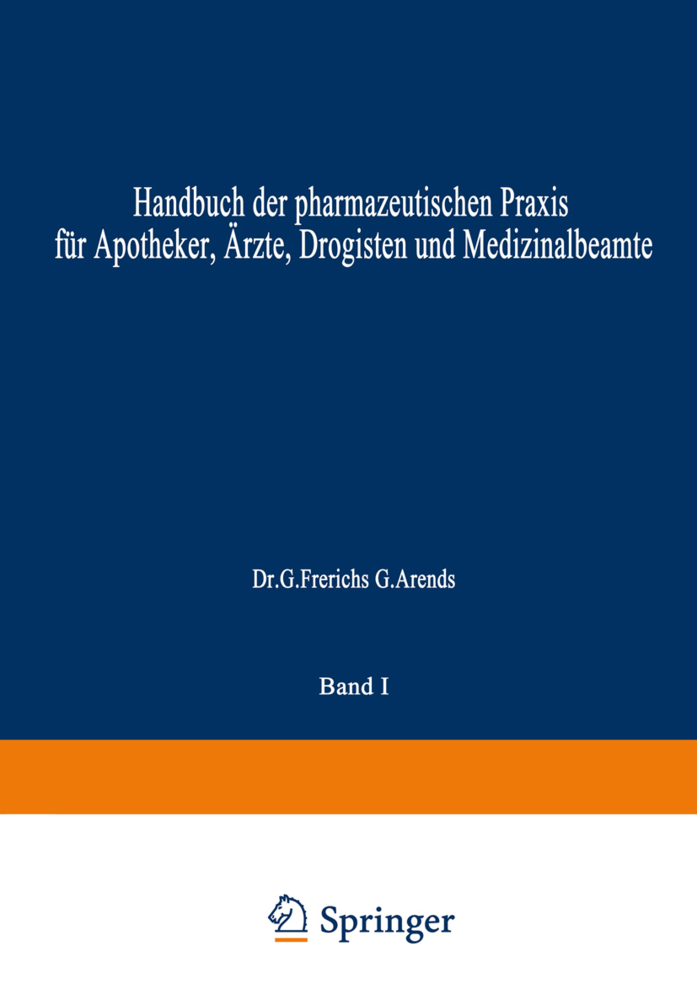 Hagers Handbuch der Pharmazeutischen Praxis, 2 Tle.