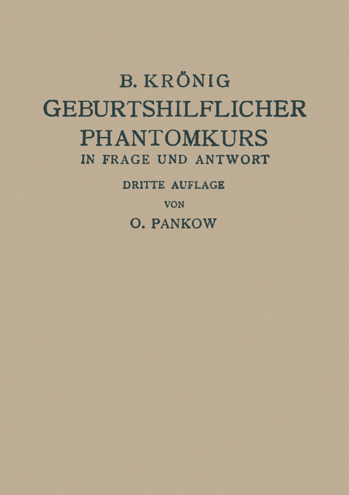 Geburtshilflicher Phantomkurs in Frage und Antwort