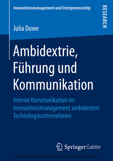 Ambidextrie, Führung und Kommunikation