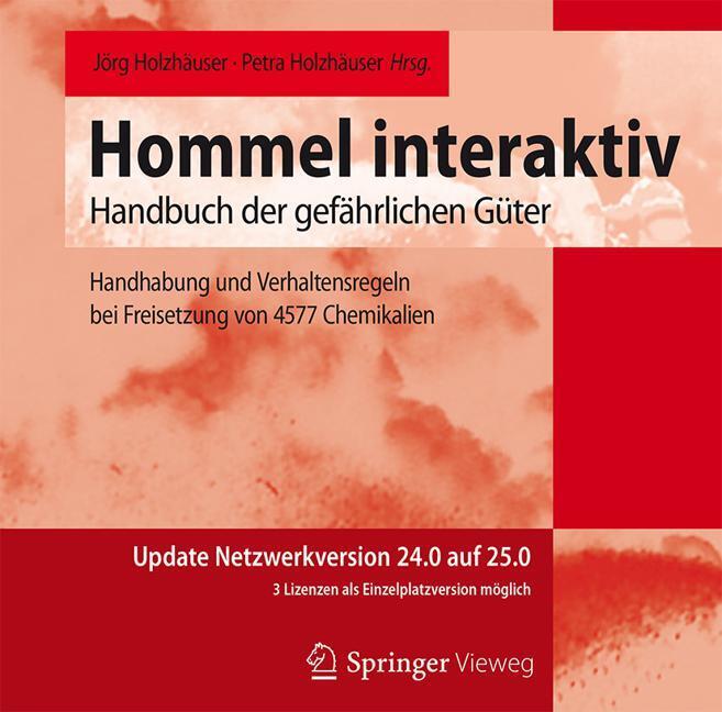 Hommel interaktiv -  Update Netzwerkversion 24.0 auf 25.0, 1 CD-ROM