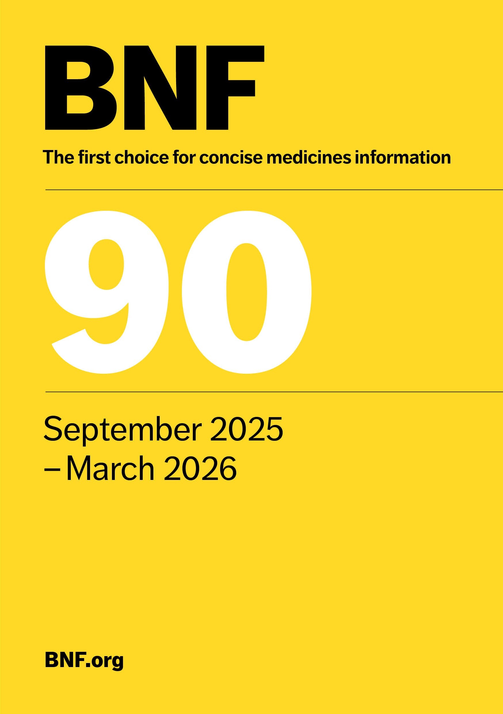 British National Formulary No. 90