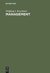 Management, Enzyklopädisches Lexikon