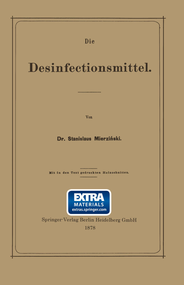 Die Desinfectionsmittel