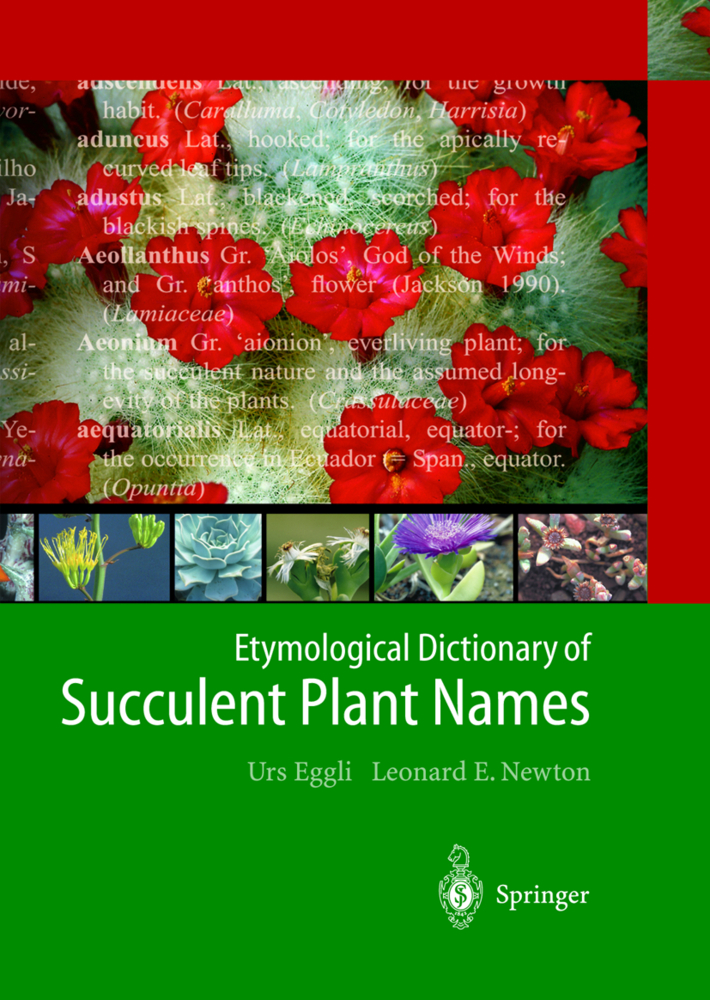 Etymological Dictionary of Succulent Plant Names