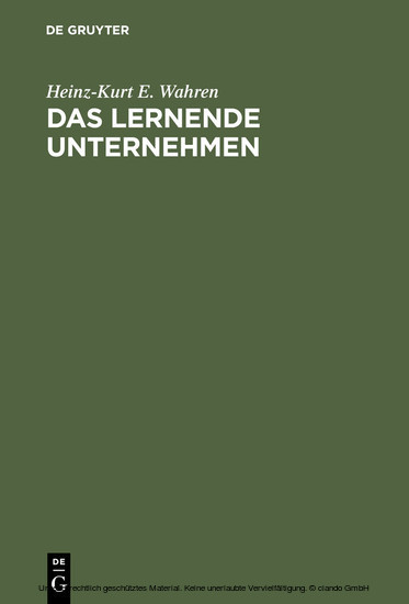 Das lernende Unternehmen