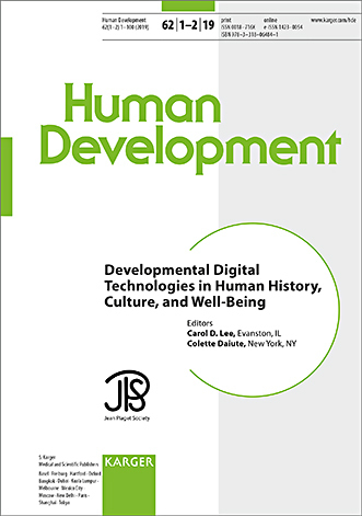 Developmental Digital Technologies in Human History, Culture, and Well-Being
