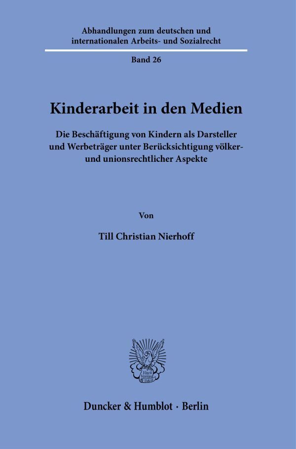 Kinderarbeit in den Medien
