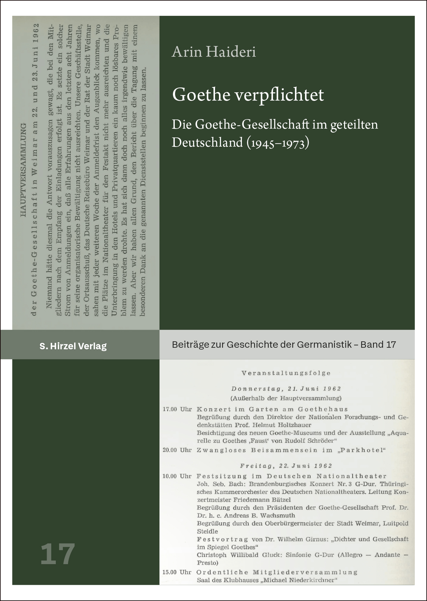 Goethe verpflichtet