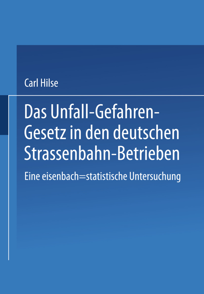 Das Unfall-Gefahren-Gesetz in den deutschen Strassenbahn-Betrieben