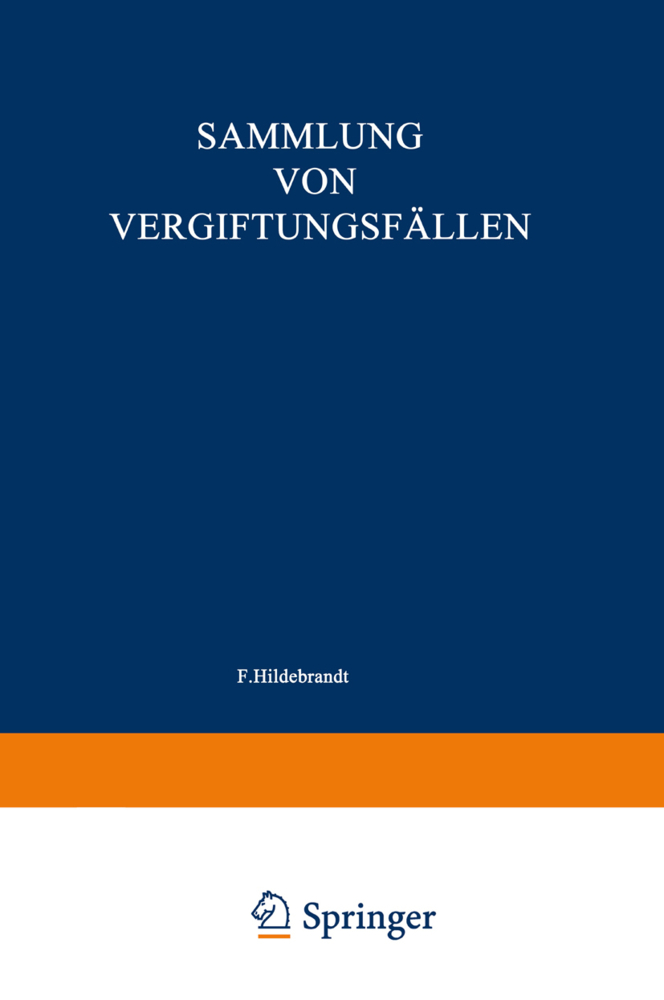 Sammlung von Vergiftungsfällen