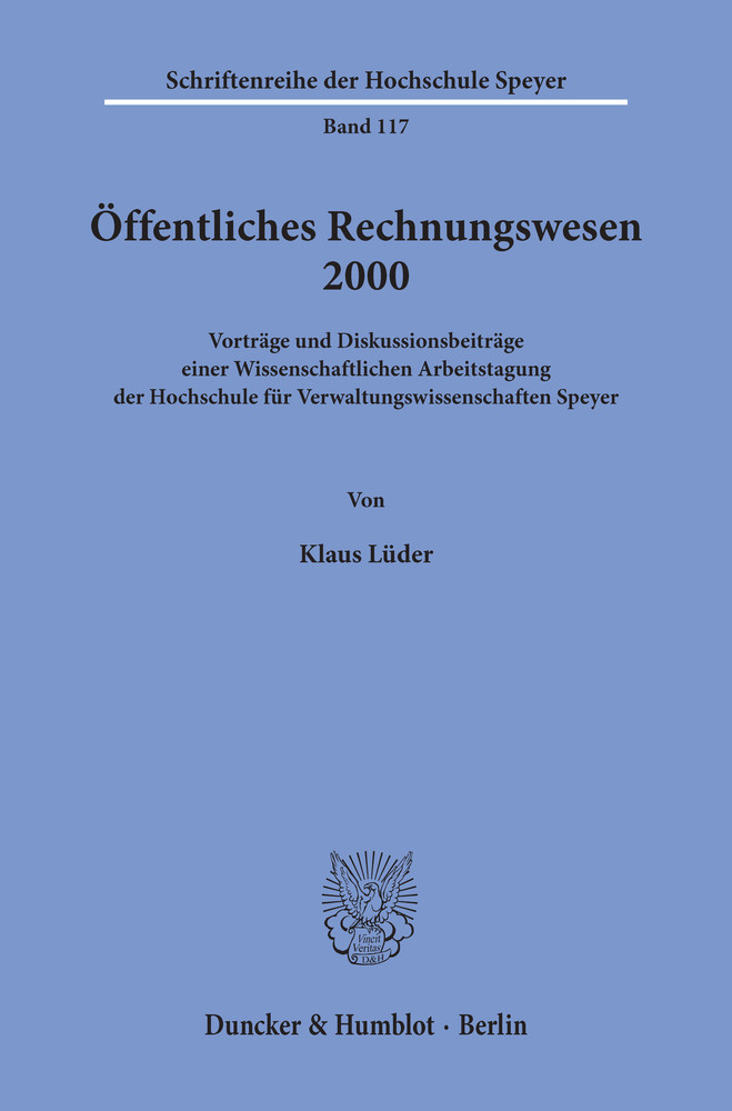Öffentliches Rechnungswesen 2000.