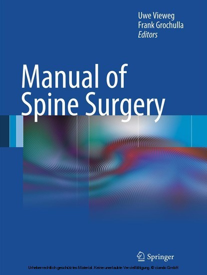 Manual of Spine Surgery