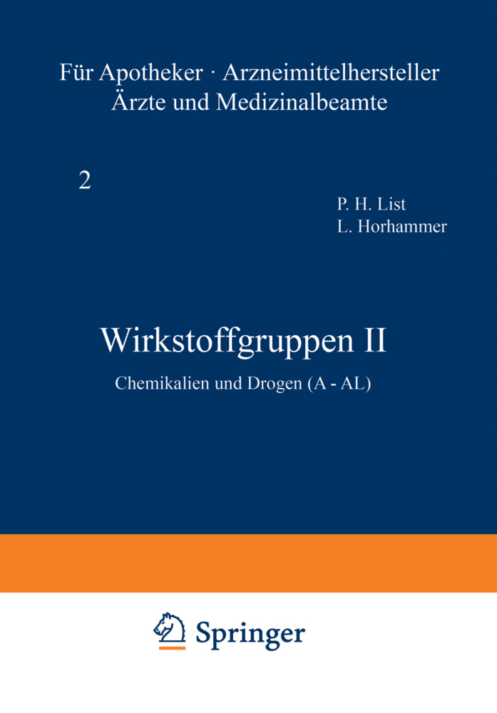 Wirkstoffgruppen II, 2 Tle.