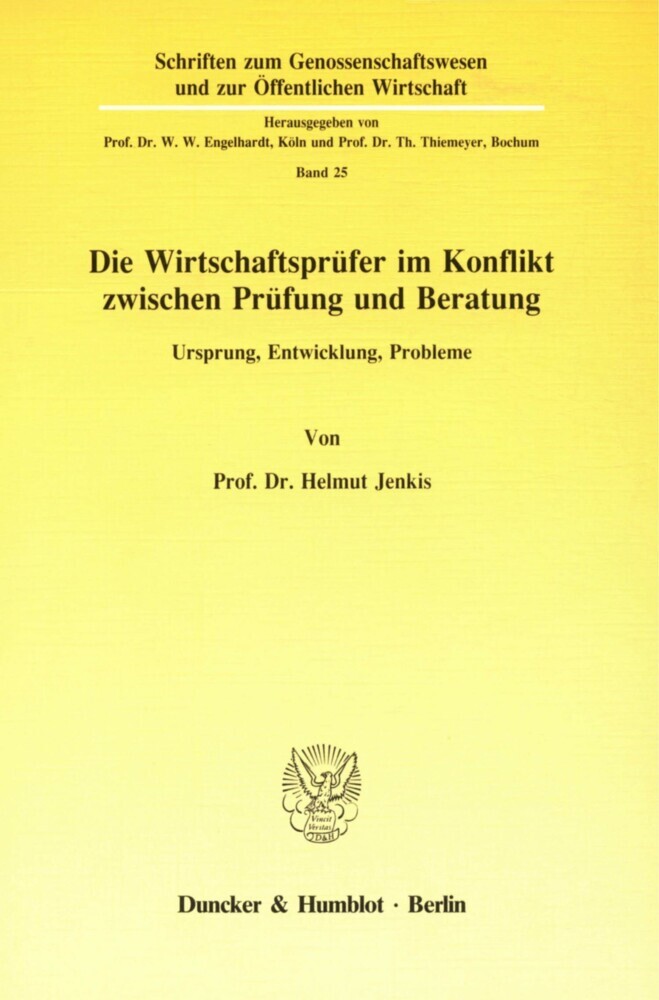 Die Wirtschaftsprüfer im Konflikt zwischen Prüfung und Beratung.
