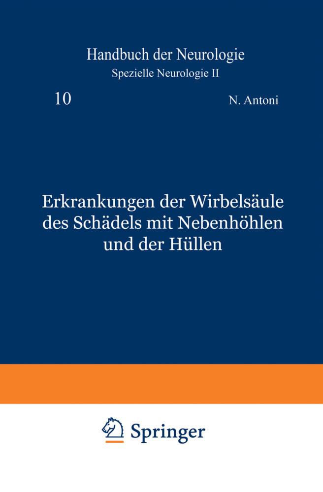 Erkrankungen der Wirbelsäule des Schädels mit Nebenhöhlen und der Hüllen