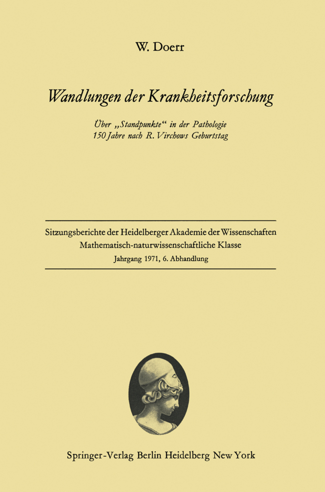 Wandlungen der Krankheitsforschung