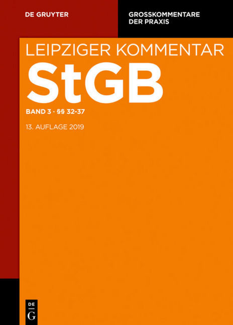 Strafgesetzbuch. Leipziger Kommentar, §§  32-37