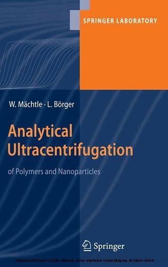 Analytical Ultracentrifugation of Polymers and Nanoparticles