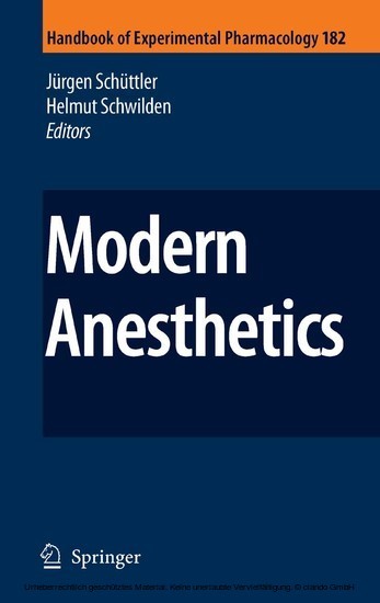 Modern Anesthetics