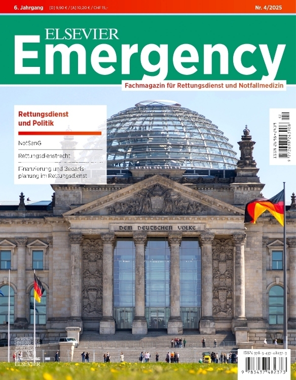 ELSEVIER Emergency.  Rettungsdienst und Politik. 4/2025