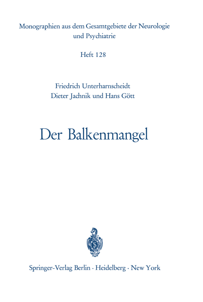 Der Balkenmangel