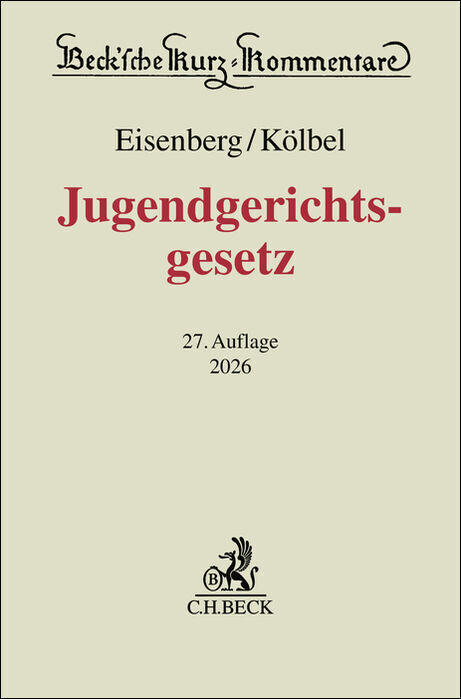 Jugendgerichtsgesetz. JGG