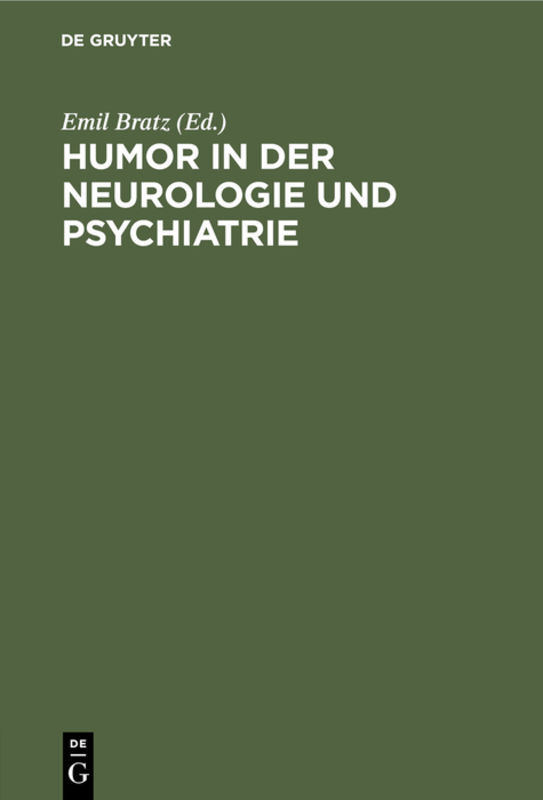 Humor in der Neurologie und Psychiatrie