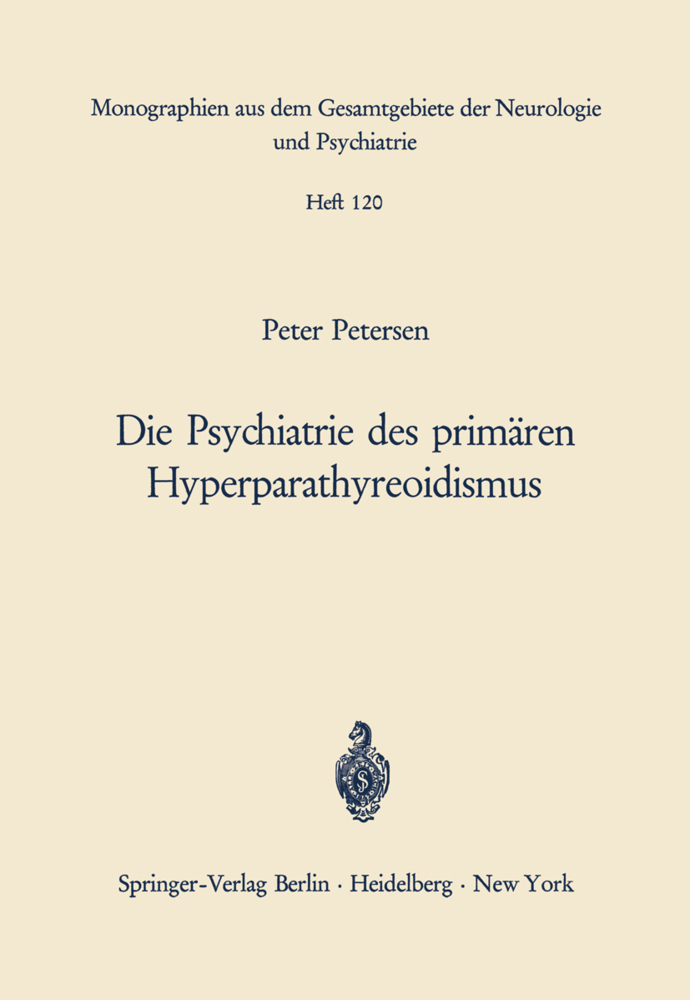 Die Psychiatrie des primären Hyperparathyreoidismus