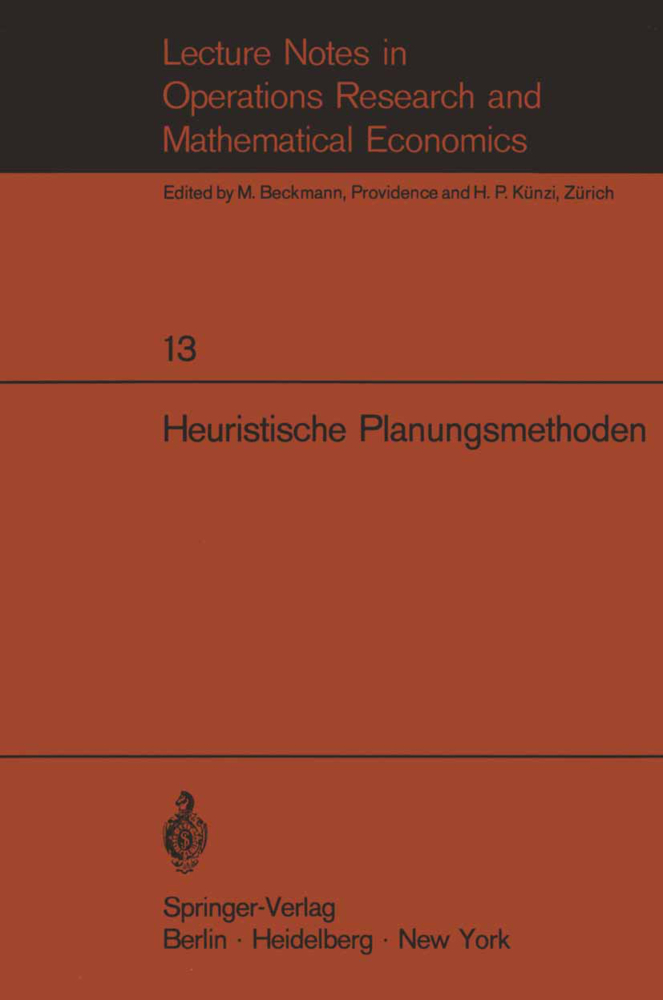 Heuristische Planungsmethoden