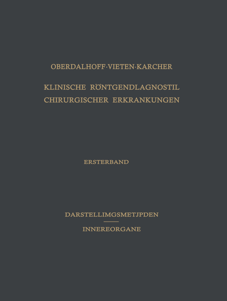 Klinische Röntgendiagnostik Chirurgischer Erkrankungen