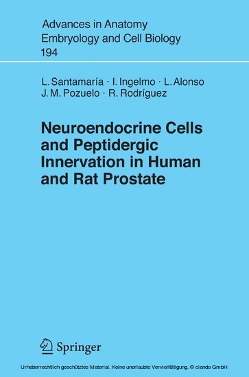 Neuroendocrine Cells and Peptidergic Innervation in Human and Rat Prostrate