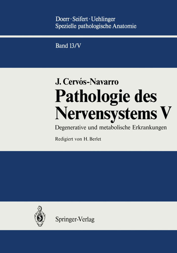 Pathologie des Nervensystems V, 2 Tle.